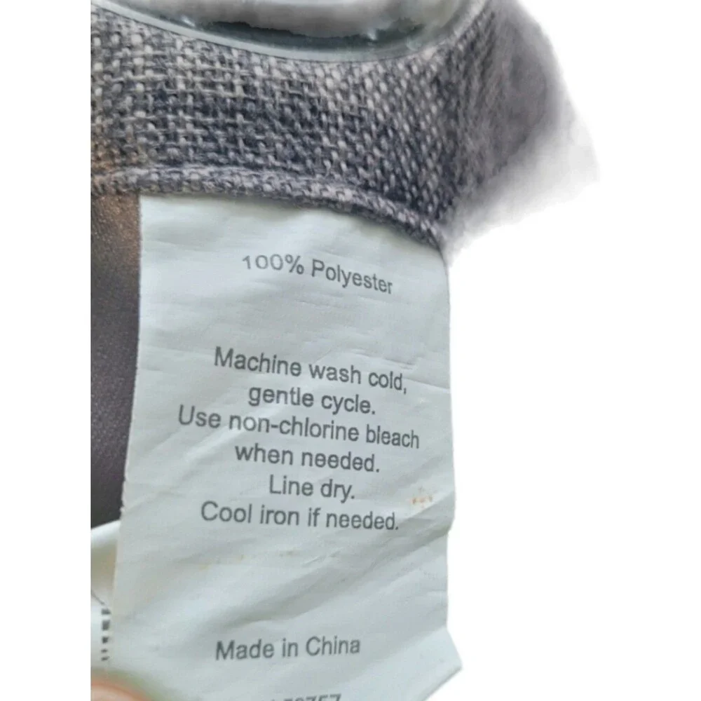Gray Light Filtering Curtain Panel